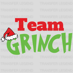 Team Grinch Design, Christmas Design - DTF heat transfer - transferlegend