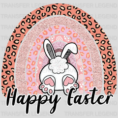 Happy Easter Bunny Rainbow Easter Design - DTF heat transfer - transferlegend