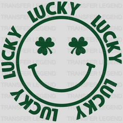 Smiley St. Patrick's Day Design - DTF heat transfer - transferlegend