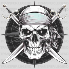 Hungry Skull Pirate Design - DTF Heat Transfer - transferlegend