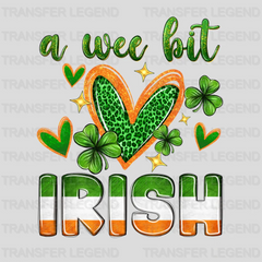 A Wee Bit Irish St. Patrick's Day Design - DTF heat transfer - transferlegend