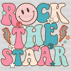 ROCK THE STAAR Test Day  Design - DTF Heat Transfer - transferlegend