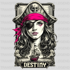 Destiny Woman Pirate Design - DTF Heat Transfer - transferlegend