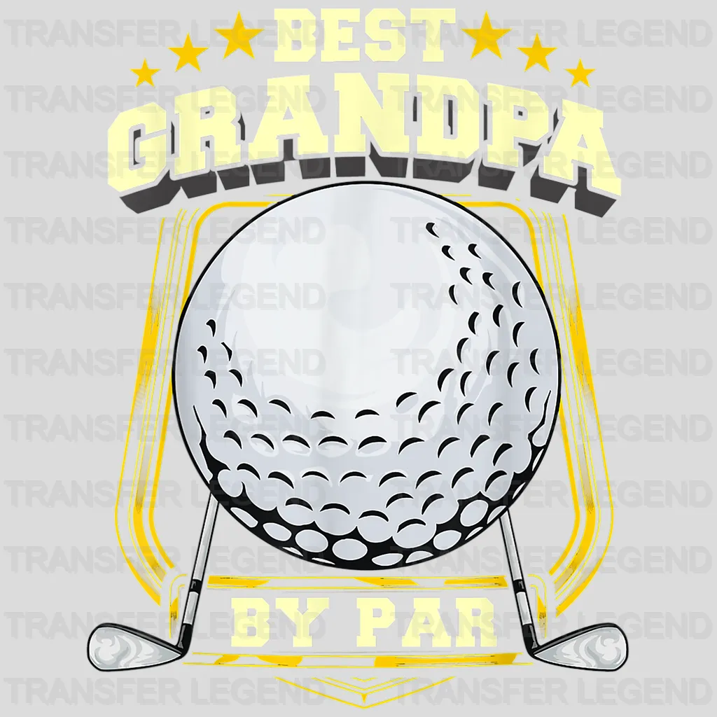 Best Grandpa By Par Golf Design - DTF heat transfer - transferlegend