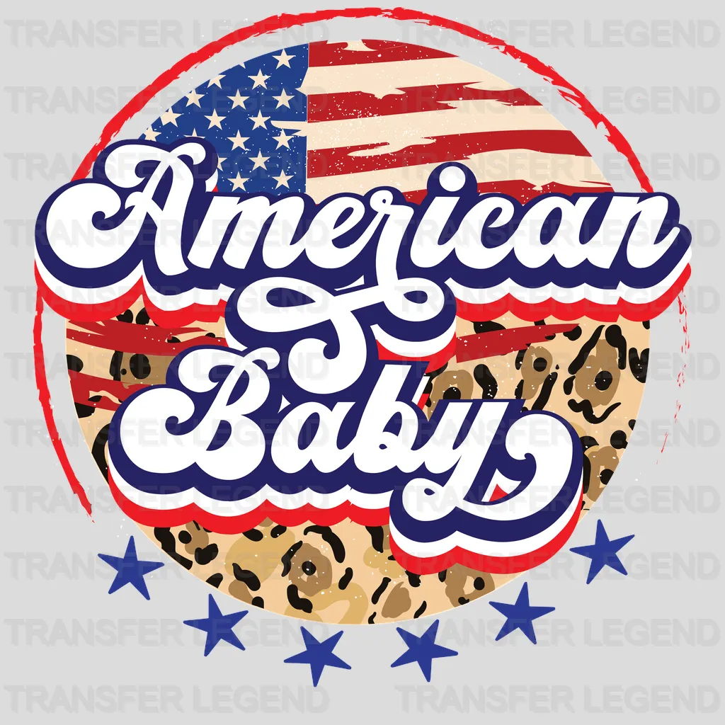 American Babe DTF Transfer - transferlegend