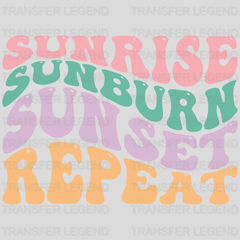 Sunburn Sunset Summer UV DTF Transfer Cup Wrap UV DTF Sticker - transferlegend