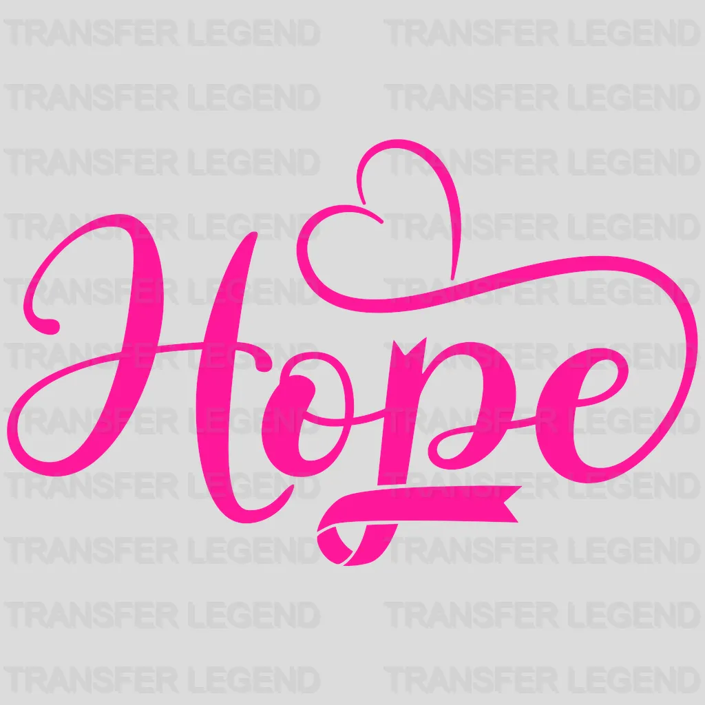 Hope Cancer Support Design - DTF heat transfer - transferlegend