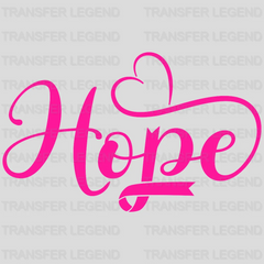 Hope Cancer Support Design - DTF heat transfer - transferlegend