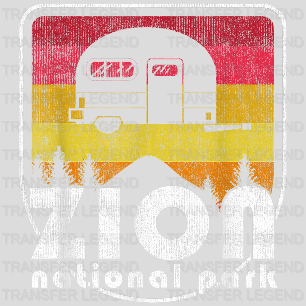 Zion National Park Design - DTF heat transfer - transferlegend