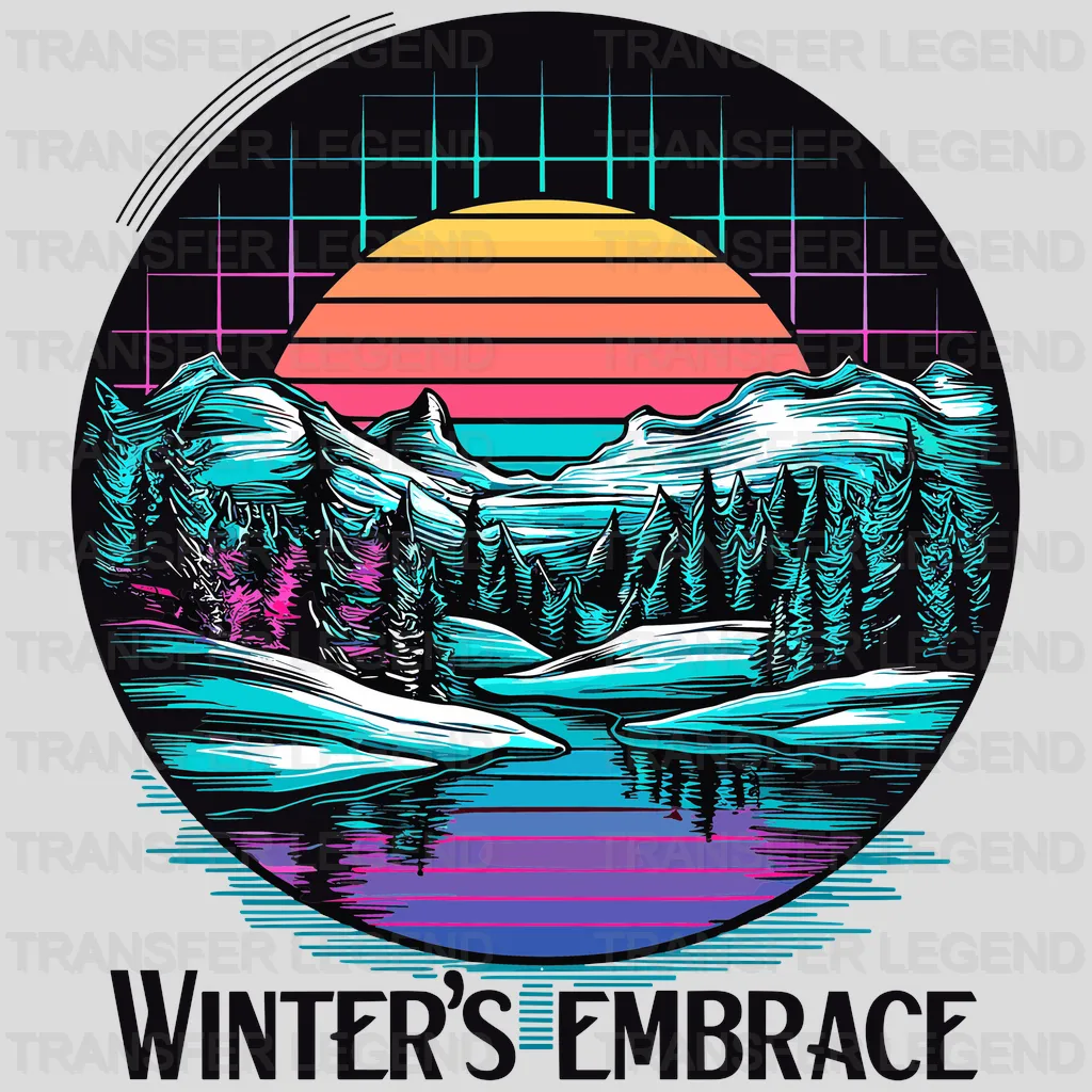 Winter's Embrace Winter Design - DTF Heat Transfers - transferlegend