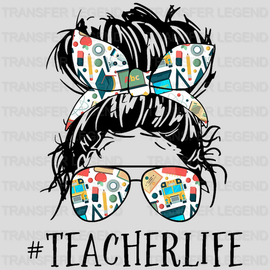 Teacher Life Test Day Design - DTF Heat Transfer - transferlegend