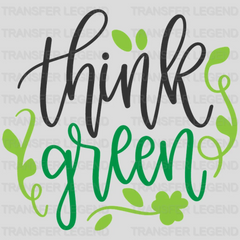 Think Green St. Patrick's Day Design - DTF heat transfer - transferlegend