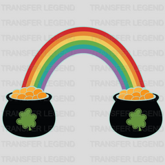 Rainbow St. Patrick's Day Design - DTF heat transfer - transferlegend