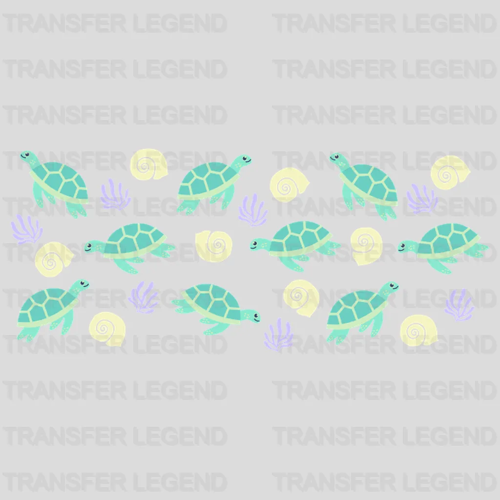 Sea Turtles UV DTF Transfer Cup Wrap UV DTF Sticker - transferlegend