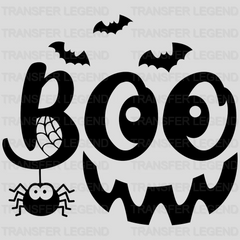 Halloween Boo pumpkin smile face design - DTF heat transfer - transferlegend