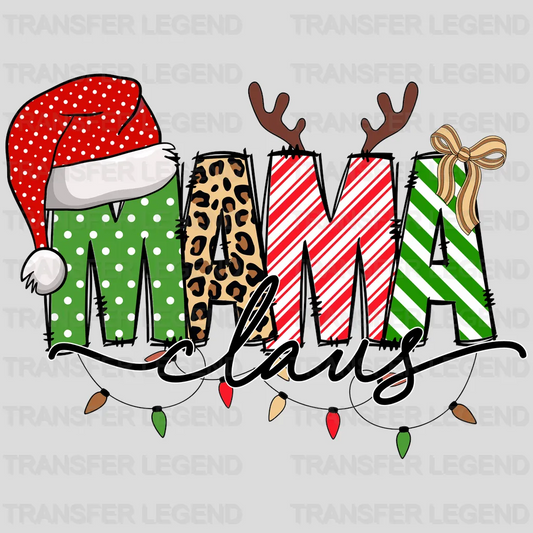 MAMA CHRISTMAS Christmas Design - DTF heat transfer - transferlegend