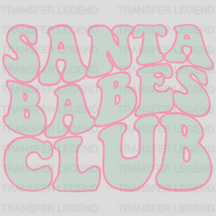 SANTA BABES Christmas Design - DTF heat transfer - transferlegend