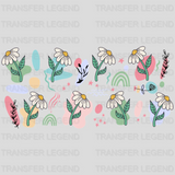 Flower UV DTF Transfer Cup Wrap UV DTF Sticker - transferlegend