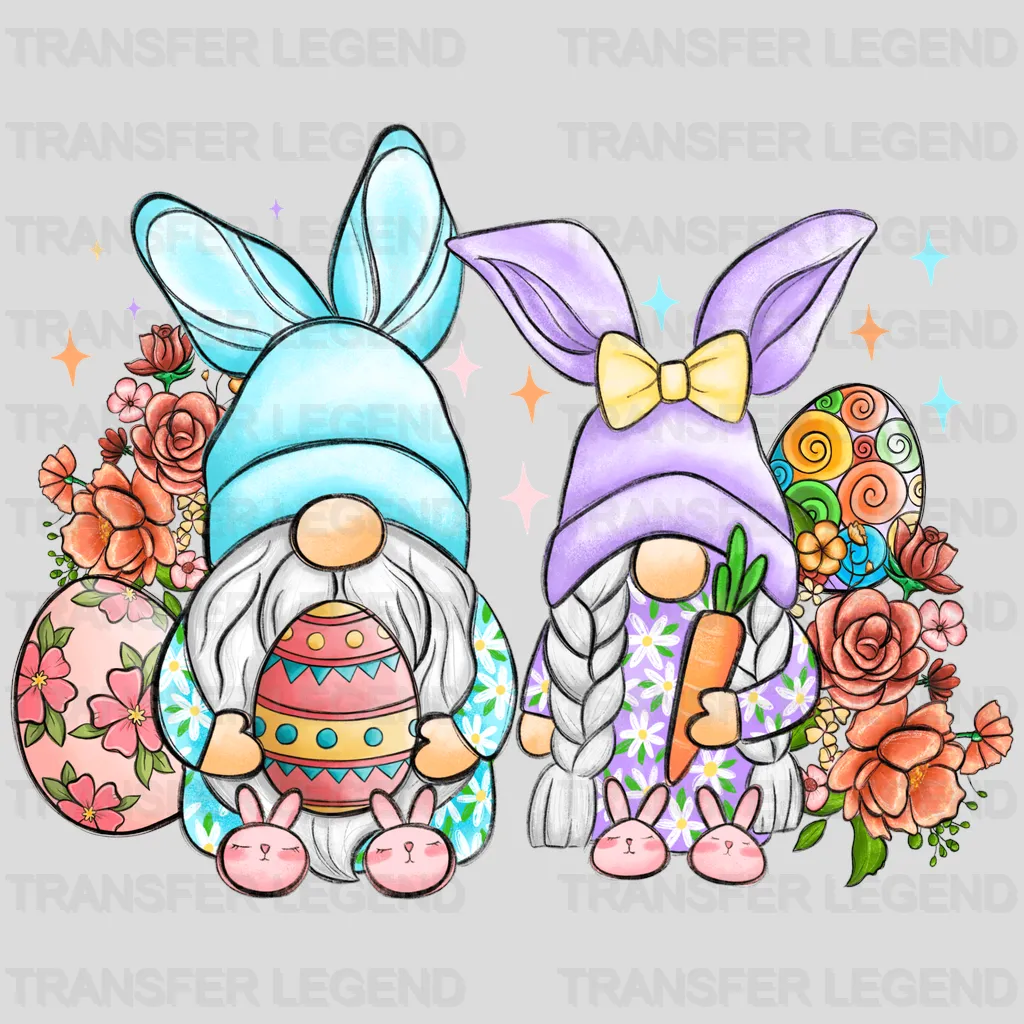 Gnomies Easter Design - DTF heat transfer - transferlegend