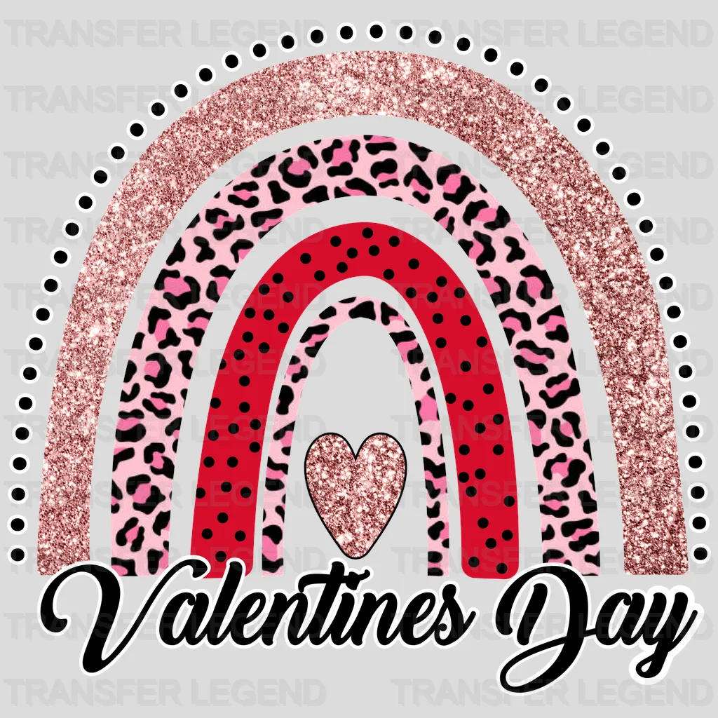 Raibow Valentine's Day Design - DTF heat transfer - transferlegend