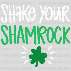 Shake Your Shamrock St. Patrick's Day Design - DTF heat transfer - transferlegend