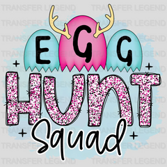 Egg Hunt Squad Easter Design - DTF heat transfer - transferlegend