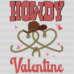 HOWDY VALENTINE - DTF heat transfer - transferlegend