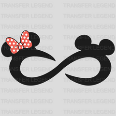 Infinity Mickey and Minnie Design - DTF heat transfer - transferlegend