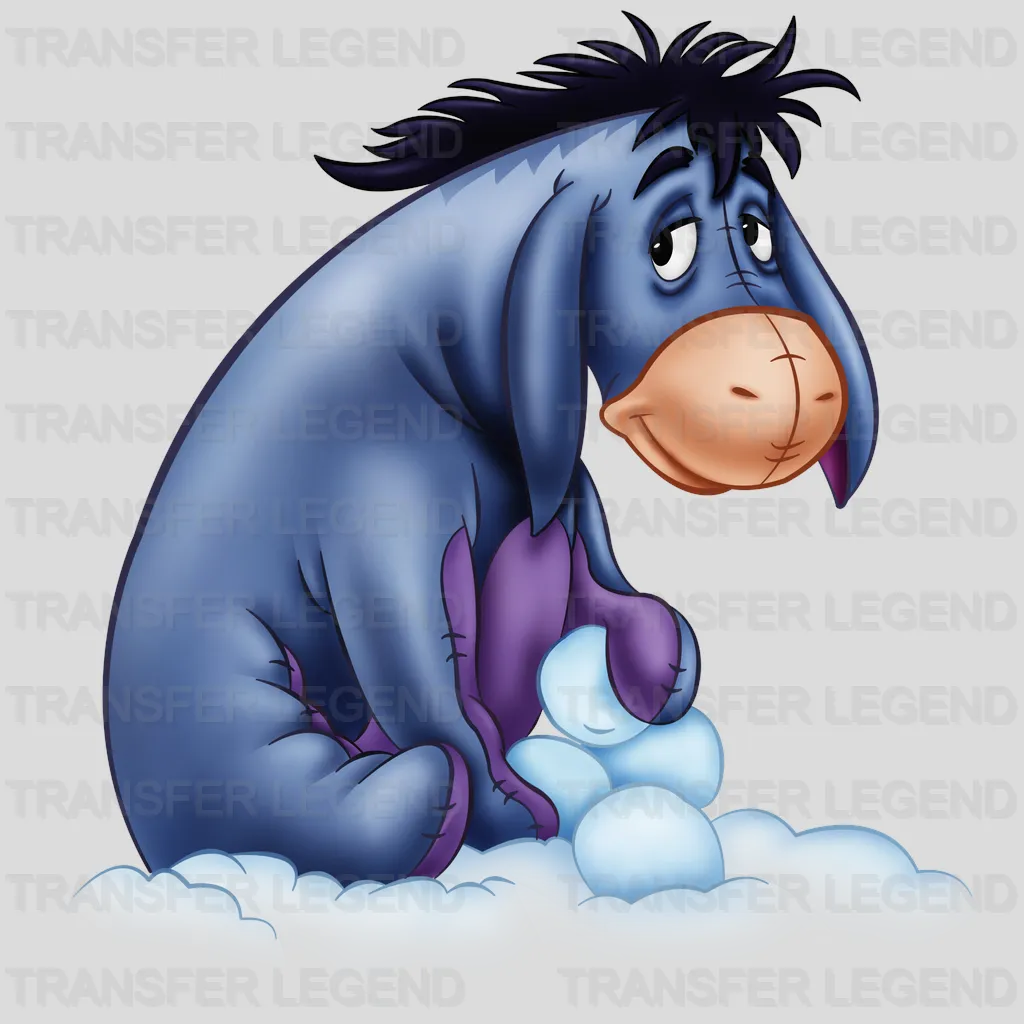 Snow Winnie The Pooh  Disney Designs - DTF Heat Transfers