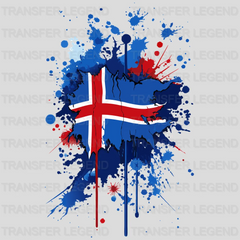 Iceland Flag Design - DTF Heat Transfer - transferlegend