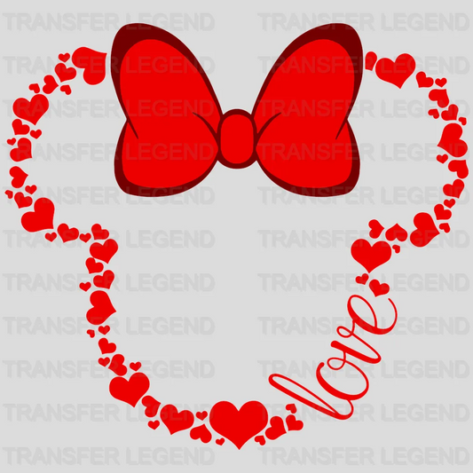 Mickey and Minnie Love Valentines Day Design - DTF heat transfer - transferlegend