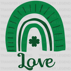 Love Rainbow St. Patrick's Day Design - DTF heat transfer - transferlegend