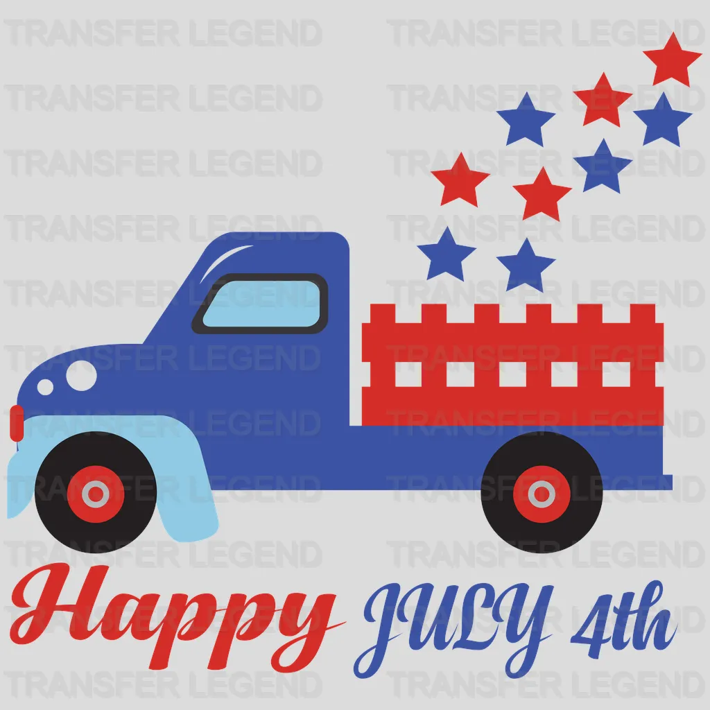 Happy July 4th DTF Transfer - transferlegend