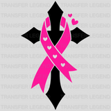 Christian Breast Cancer Survivor Cancer Support Design - DTF heat transfer - transferlegend