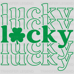 Lucky Lucky St. Patrick's Day Design - DTF heat transfer - transferlegend