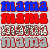 Mama Lettering  DTF Transfer - transferlegend