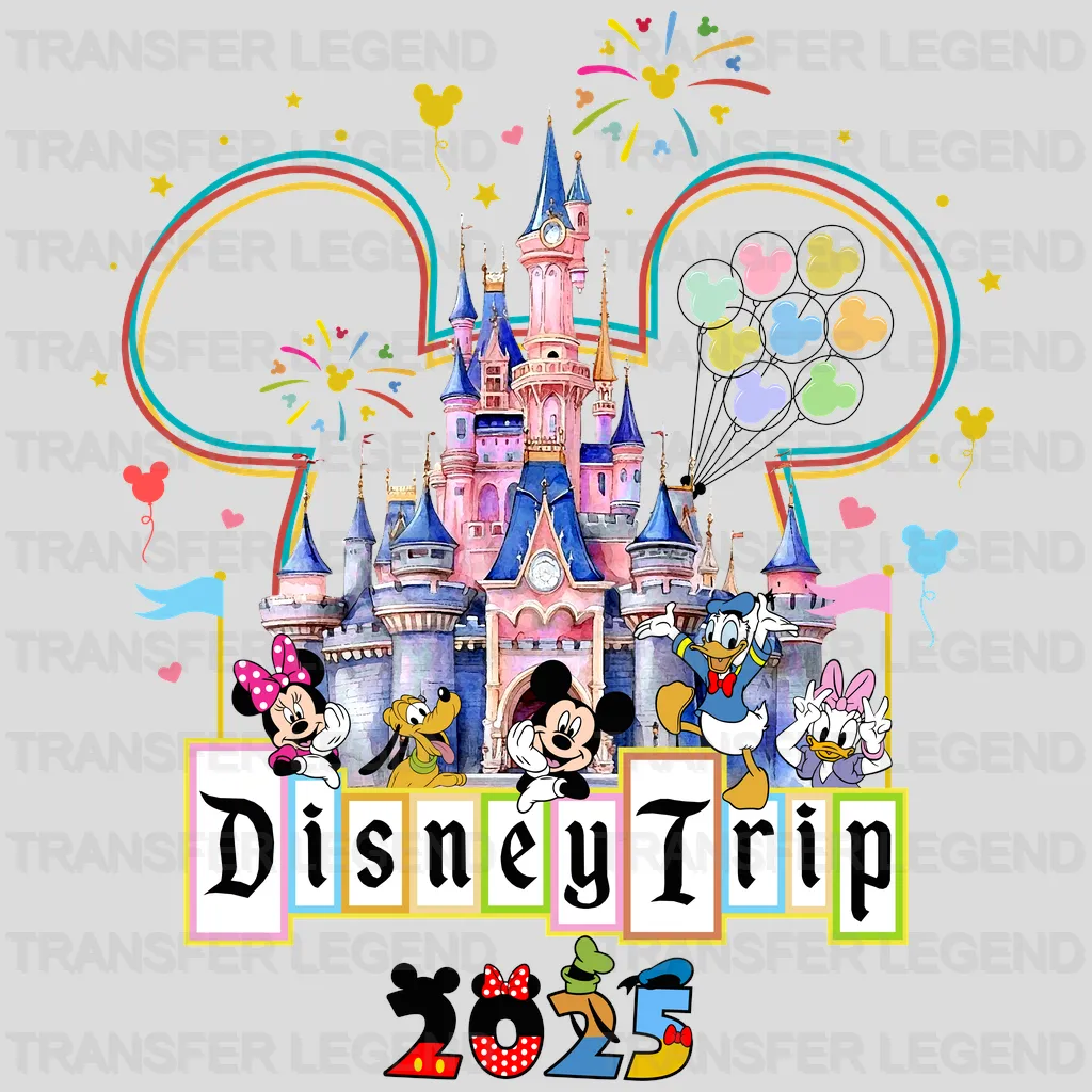 Mickey & Minnie In Wonderland Cartoon Designs - DTF Heat Transfer - transferlegend