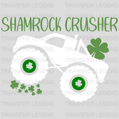 Shamrock Crusher St. Patrick's Day Design - DTF heat transfer - transferlegend