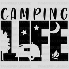 Camping Life Design - DTF heat transfer - transferlegend