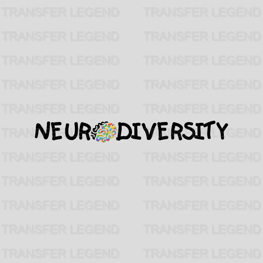 Neurodiversity Autism Awareness Design - DTF heat transfer - transferlegend