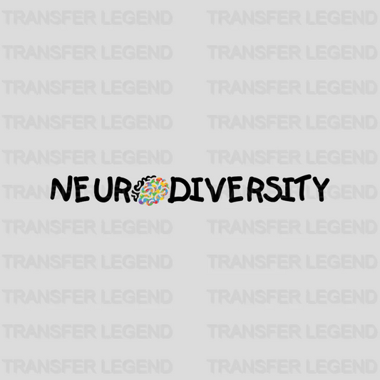 Neurodiversity Autim Awareness Design - DTF heat transfer - transferlegend