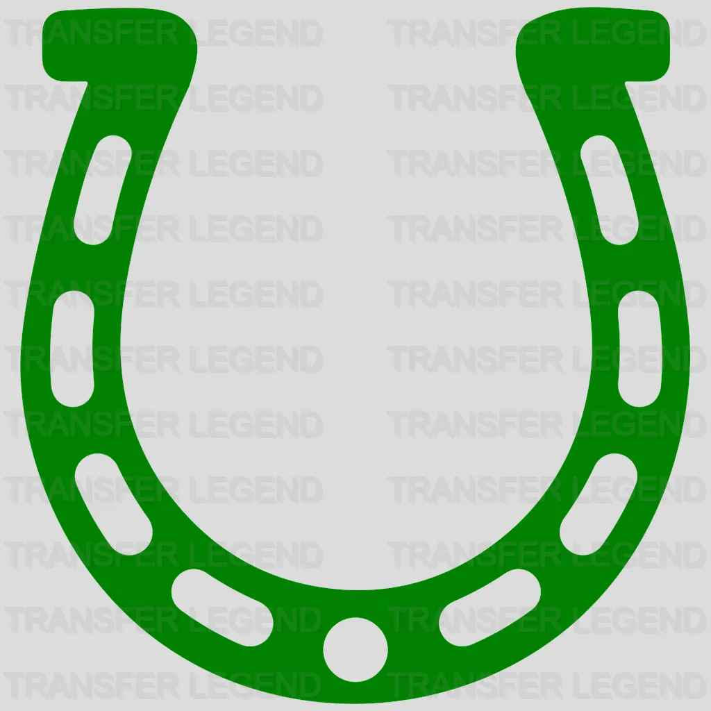 Horseshoe St. Patrick's Day Design - DTF heat transfer - transferlegend