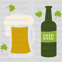 Irish Beer St. Patrick's Day Design - DTF heat transfer - transferlegend