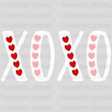 XOXO Valentine's Day Design - DTF heat transfer - transferlegend