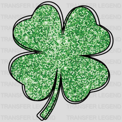 Four Leaf Clover St. Patrick's Day Design - DTF heat transfer - transferlegend