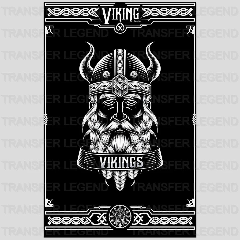 Hell Vikings Nordic Design - DTF Heat Transfer - transferlegend