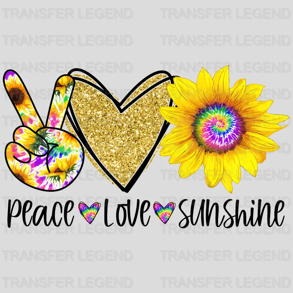 Peace Love Sunshine Mom - Cute Mom - Funny Mom - Design - DTF heat transfer - transferlegend