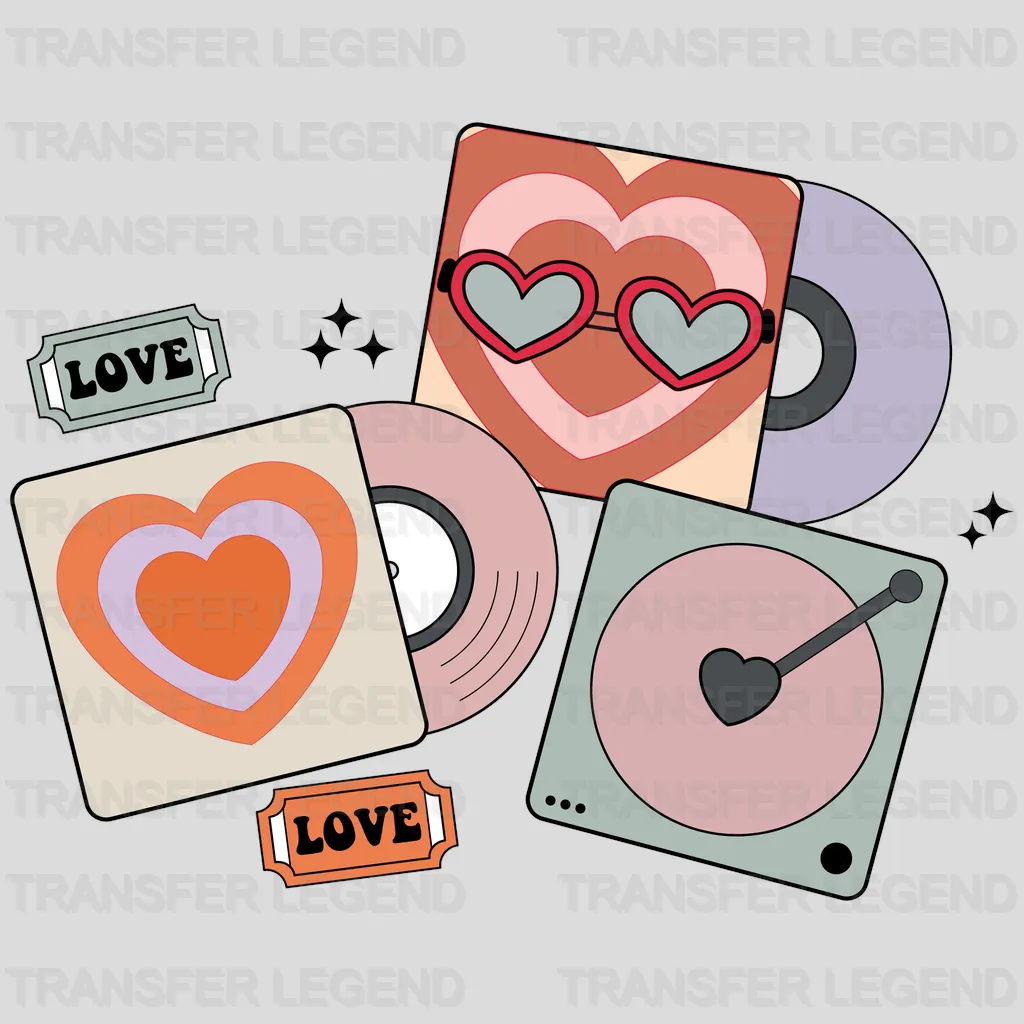 ALBUM LOVE - DTF heat transfer - transferlegend