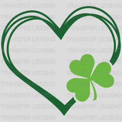 Heart St. Patrick's Day Design - DTF heat transfer - transferlegend