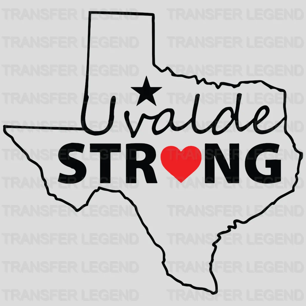 Uvalde Strong - Make American Schools Safe Again - Gun Violence - Anti Gun -  Design - DTF heat transfer - transferlegend